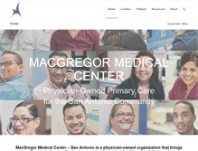 Tablet Screenshot of macgregormed.com